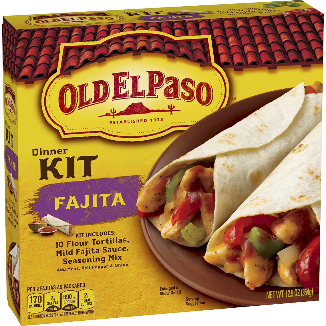 Fajita Dinner Kit Authentic Mexican Dishes Old El Paso